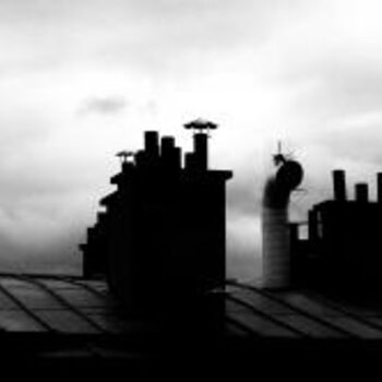 Photography titled "THE ROOFS 5 PARIS" by Virginie Banas, Original Artwork