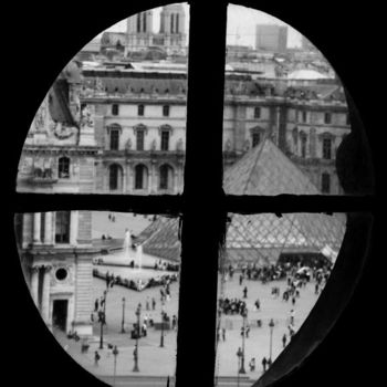 Photographie intitulée "WINDOWS 3 PARIS" par Virginie Banas, Œuvre d'art originale
