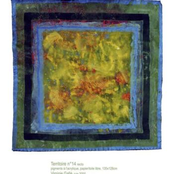 제목이 "Territoire n°14 rec…"인 미술작품 Virginie Gallé로, 원작, 기름