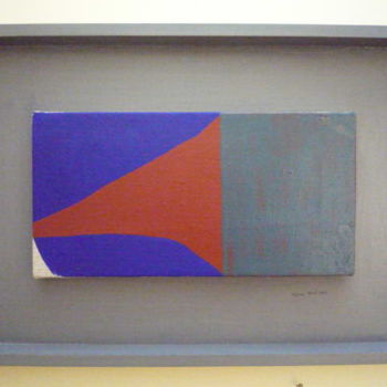 Pintura intitulada "Territoire Bleu n°…" por Virginie Gallé, Obras de arte originais, Óleo