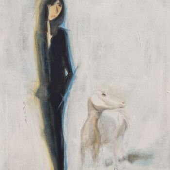 Peinture intitulée "ANIMALE" par Virginie Paquier, Œuvre d'art originale, Acrylique