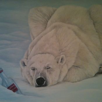 Painting titled "Sieste" by Virginie Px, Original Artwork