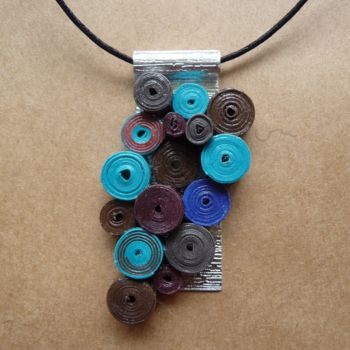 Artcraft titled "B15" by Virginie Zapadka, Original Artwork, Necklaces