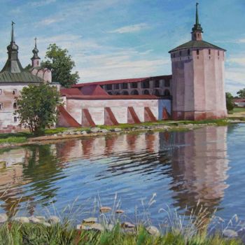 Painting titled ""Кузнечная башня"" by Aleksandr Samokhvalov, Original Artwork, Oil