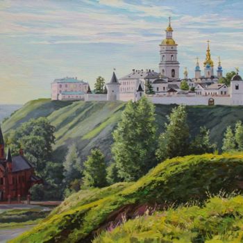 Картина под названием ""Тобольск"" - Александр Самохвалов, Подлинное произведение искусства, Масло