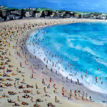 Pittura intitolato "Beach7" da Vishalandra Dakur, Opera d'arte originale, Acrilico