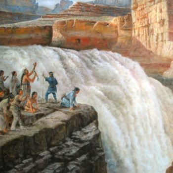 Pintura intitulada "Bold People" por Vishalandra Dakur, Obras de arte originais, Óleo