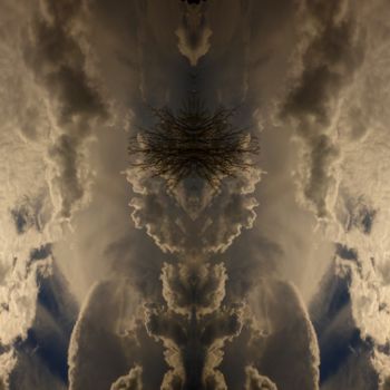 Photographie intitulée "Esprit maternel-mes…" par Miroir Planétaire Blanc, Œuvre d'art originale, Photographie manipulée