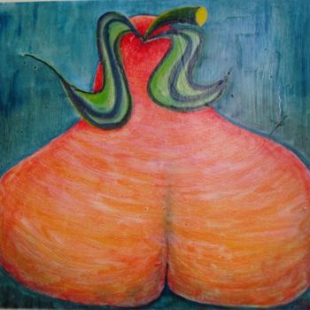 Картина под названием "Fesse de pomme" - Gerrit Gerard Visser, Подлинное произведение искусства
