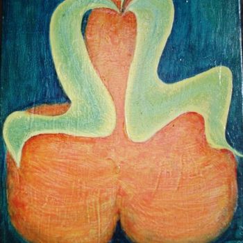 Painting titled "Fesse de pomme" by Gerrit Gerard Visser, Original Artwork