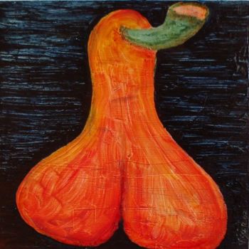 Ζωγραφική με τίτλο "Fesse de pomme" από Gerrit Gerard Visser, Αυθεντικά έργα τέχνης