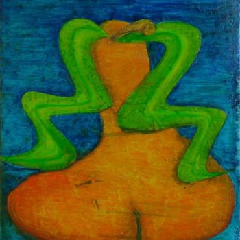 Peinture intitulée "Fesse de pomme" par Gerrit Gerard Visser, Œuvre d'art originale