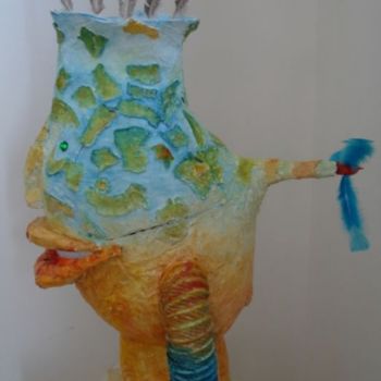 Sculpture titled "FISH MOILAPAIX" by Gerrit Gerard Visser, Original Artwork