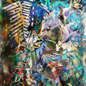 Картина под названием "SPRING" - Roland Garuli, Подлинное произведение искусства, Масло