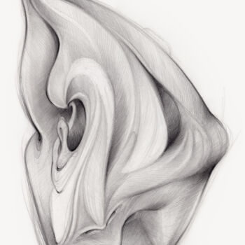 Drawing titled "Discovery 1 - past…" by Adriana Mueller, Original Artwork, Pencil
