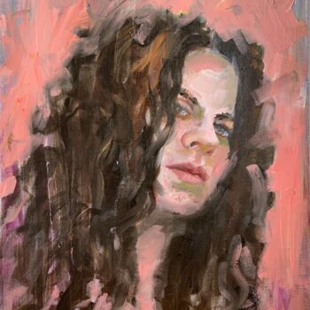 Картина под названием "Portrait of a fanta…" - Vita Schagen, Подлинное произведение искусства, Масло