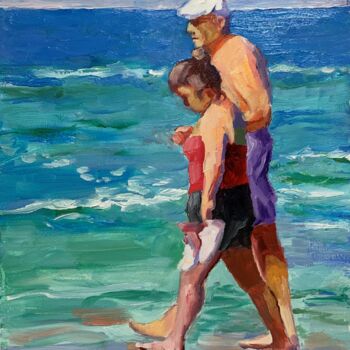 Painting titled "Vacation in Italy.…" by Vita Schagen, Original Artwork, Oil