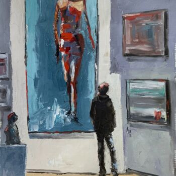 Pittura intitolato "INSPIRED BY ART. IN…" da Vita Schagen, Opera d'arte originale, Olio Montato su Telaio per barella in leg…
