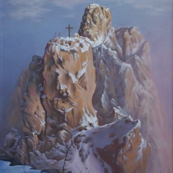 Painting titled "Ай-Петри (Ai-Petri)" by Vita Sergienko, Original Artwork