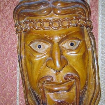 雕塑 标题为“маска” 由Виталий Парфенов, 原创艺术品, 木