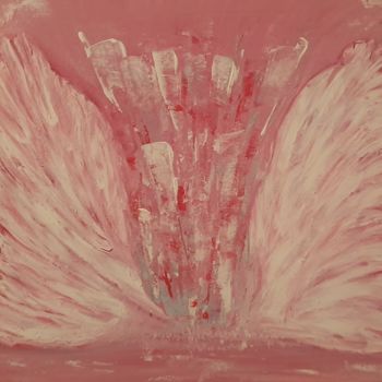 Peinture intitulée "LES AILES DE L ANGE" par Vitaline Marcel, Œuvre d'art originale, Acrylique