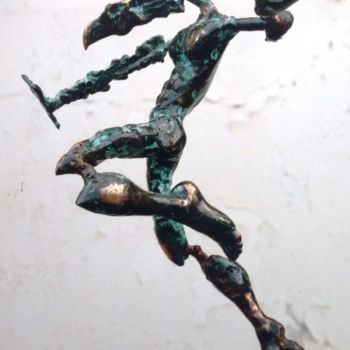 「LE POUVOIR」というタイトルの彫刻 Vitalino Sculpteurによって, オリジナルのアートワーク, 金属