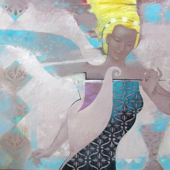 Malerei mit dem Titel "pearl" von Vitaliy Kotendzhi, Original-Kunstwerk