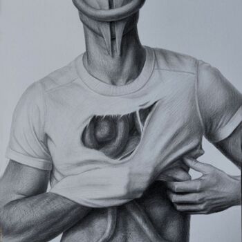 Drawing titled "transformation from…" by Vitaly.Arts, Original Artwork, Graphite