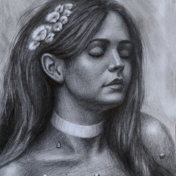 Drawing titled "portrait of an aest…" by Vitaly.Arts, Original Artwork, Graphite
