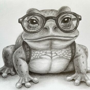 Disegno intitolato "toad art" da Vitaly.Arts, Opera d'arte originale, Matita