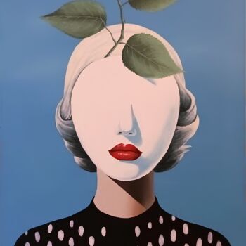 Peinture intitulée "La fille de l'homme" par Vito Jaouen, Œuvre d'art originale, Acrylique