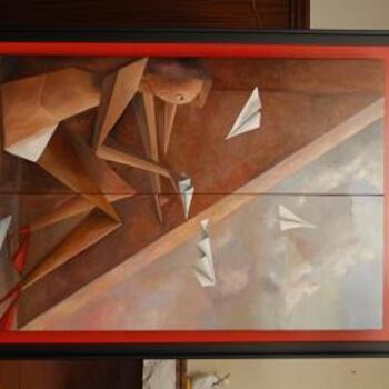 Картина под названием "A' L'italia" - Vito Pastore D'Ostuni, Подлинное произведение искусства