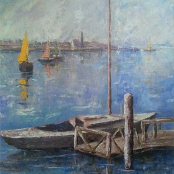 Painting titled "Marina" by V.Russotto, Original Artwork, Oil
