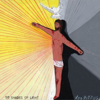 Peinture intitulée "50 Shades of Light" par Vito Petrus Saracino, Œuvre d'art originale, Acrylique