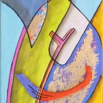 Painting titled "Sans titre n560" by Victor Valente, Original Artwork, Acrylic
