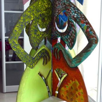 Sculpture intitulée "Femmes, vue 4" par Victor Valente, Œuvre d'art originale, Autre