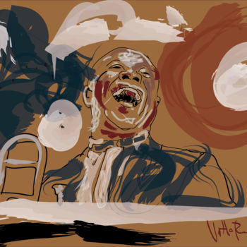 Arte digital titulada "jazz 1" por Vittorio Pagani Garcia, Obra de arte original, Pintura Digital