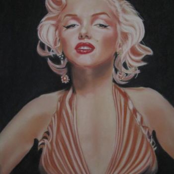 Painting titled "Marilyn Monroe" by Nadia Iglesia, Original Artwork