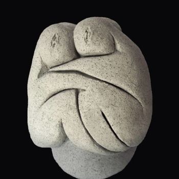 Sculpture intitulée "Les trésors cachés…" par Vival33, Œuvre d'art originale, Argile