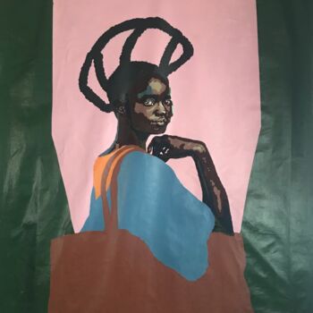 Schilderij getiteld "Journey of Resilien…" door Vivian Chintua, Origineel Kunstwerk, Acryl