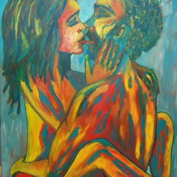 Pintura titulada "Amor" por Viviana Vasquez Vega, Obra de arte original, Oleo