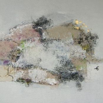 Malerei mit dem Titel "Forêt qui s'éveille" von Viviane De Barba, Original-Kunstwerk, Acryl