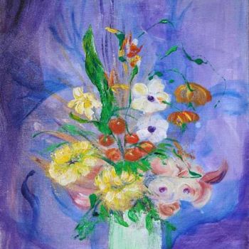 绘画 标题为“composition florale…” 由Viba, 原创艺术品