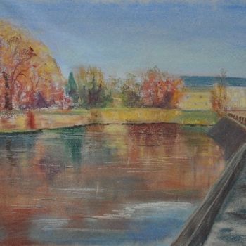Painting titled "sur le pont" by Viba, Original Artwork