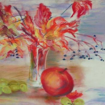 Pintura intitulada "Un air d'automne" por Viba, Obras de arte originais