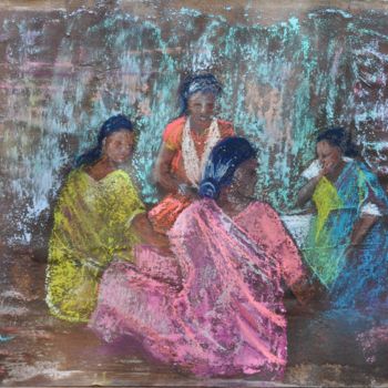 Pintura titulada "Féministes" por Viba, Obra de arte original