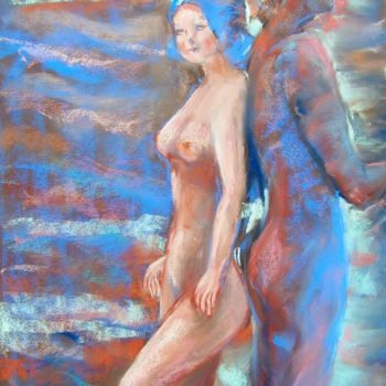 Painting titled "Dos Nus" by Viba, Original Artwork, Other