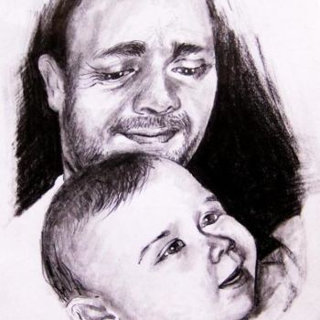 「Father and son」というタイトルの絵画 Vivianoによって, オリジナルのアートワーク