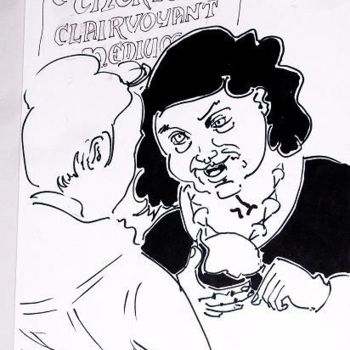 Drawing titled "Former psychic coll…" by Viviano, Original Artwork