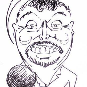 Drawing titled "jeremy Beadle" by Viviano, Original Artwork